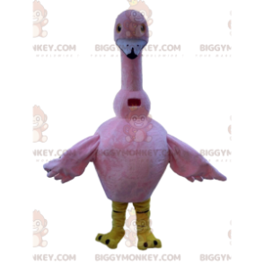 Costume da mascotte Flamingo BIGGYMONKEY™, costume da uccello