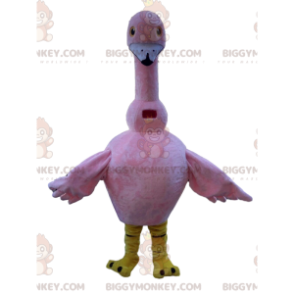 Costume de mascotte BIGGYMONKEY™ de flamand rose, costume