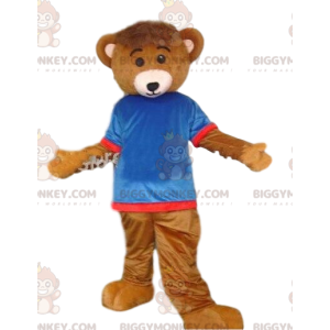 Costume de mascotte BIGGYMONKEY™ d'ours habillé, costume de