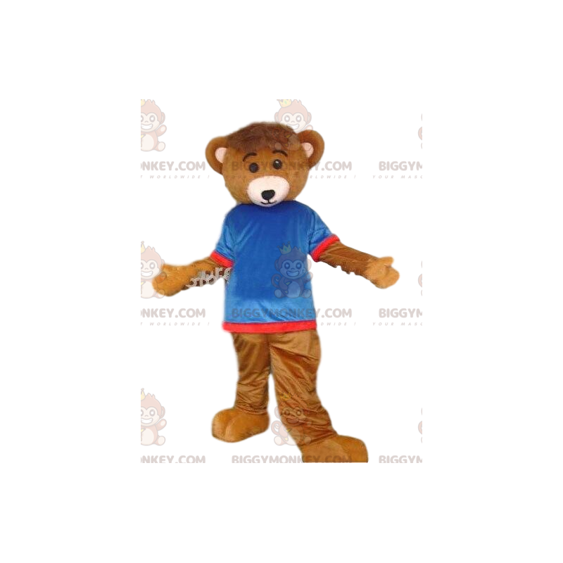 Costume de mascotte BIGGYMONKEY™ d'ours habillé, costume de