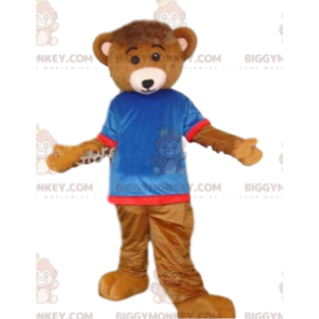 BIGGYMONKEY™ costume da mascotte di orso vestito, costume da