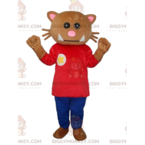 Costume de mascotte BIGGYMONKEY™ de chat, costume de chat