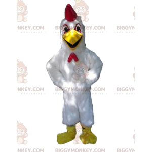 Rooster BIGGYMONKEY™ maskottiasu, kanaasu, kanapuku -