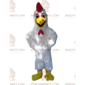 Fato de mascote Galo BIGGYMONKEY™, fantasia de galinha
