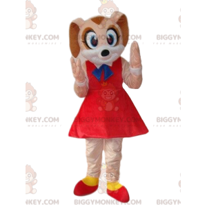 Costume de mascotte BIGGYMONKEY™ de souris marron, costume de