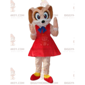 Costume mascotte topo marrone BIGGYMONKEY™, costume da topolino