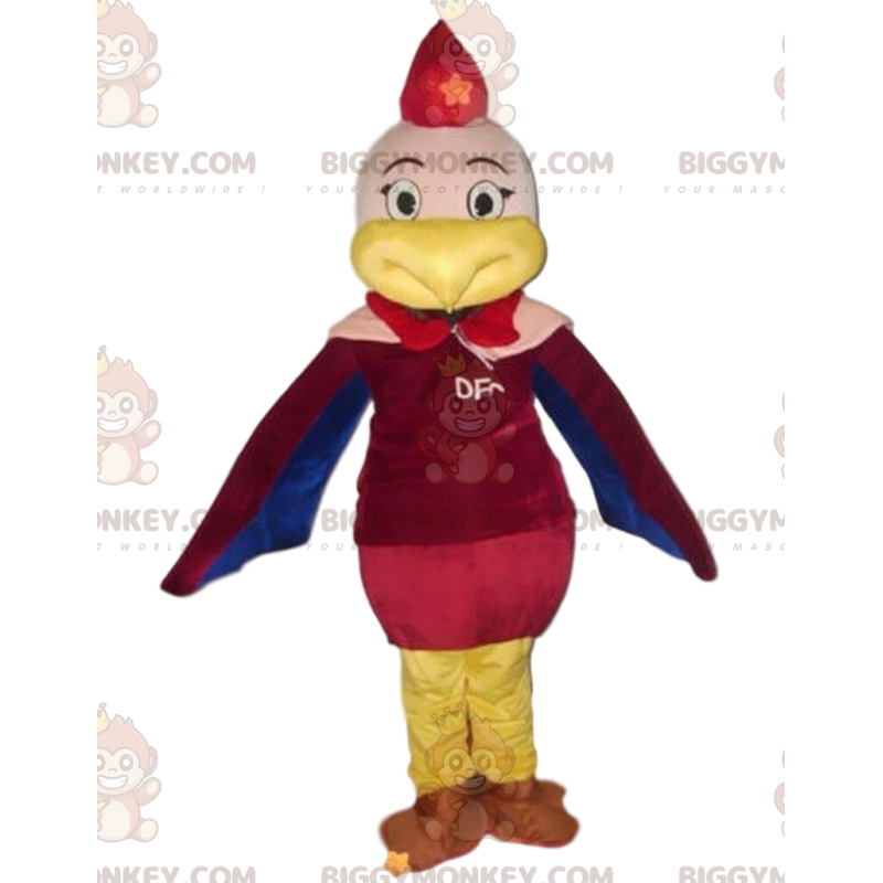 Costume de mascotte BIGGYMONKEY™ de poule, costume de coq