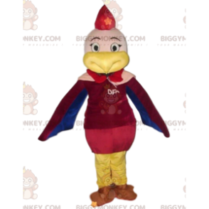 Costume da mascotte Gallina BIGGYMONKEY™, costume da gallo