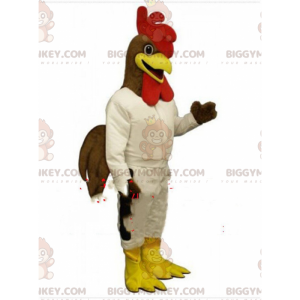 Chicken BIGGYMONKEY™ mascot costume, hen costume, rooster