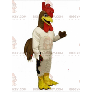 Huhn BIGGYMONKEY™ Maskottchenkostüm, Hühnerkostüm, Hahnkostüm -