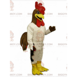 Στολή μασκότ με κοτόπουλο BIGGYMONKEY™, στολή κότας, στολή
