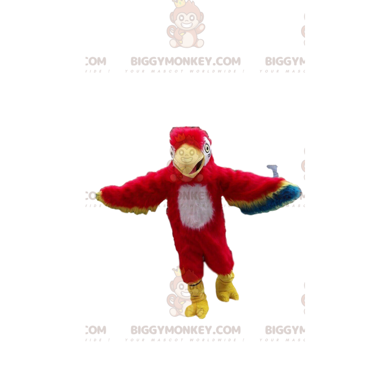 Costume da pappagallo BIGGYMONKEY™ mascotte, costume da