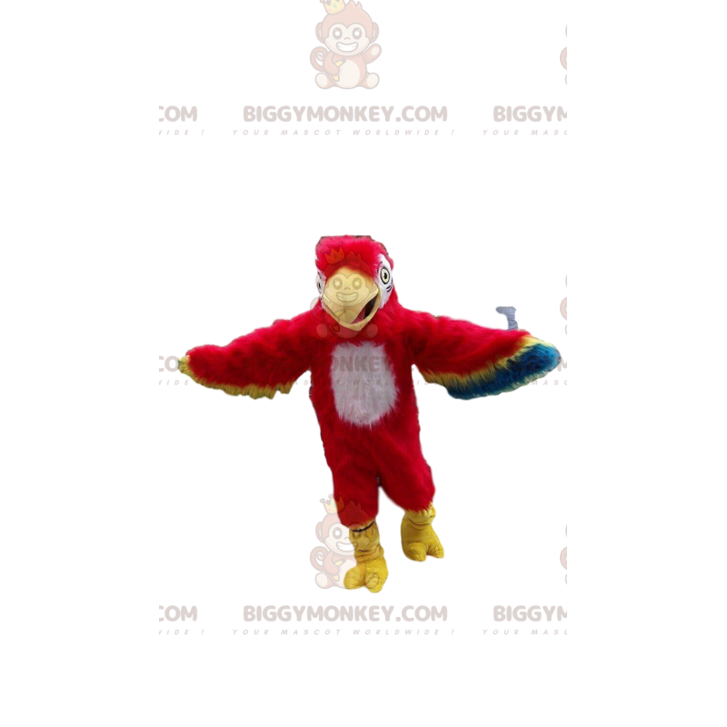 Traje de mascote Parrot BIGGYMONKEY™, fantasia de papagaio