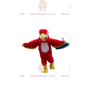 Traje de mascote Parrot BIGGYMONKEY™, fantasia de papagaio