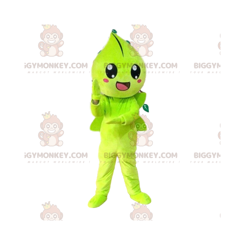 Tree leaf BIGGYMONKEY™ mascot costume, tree costume, nature