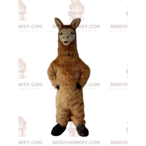Llama BIGGYMONKEY™ mascot costume, alpaca costume, llama fancy