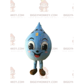 Costume de mascotte BIGGYMONKEY™ de goutte d'eau géante