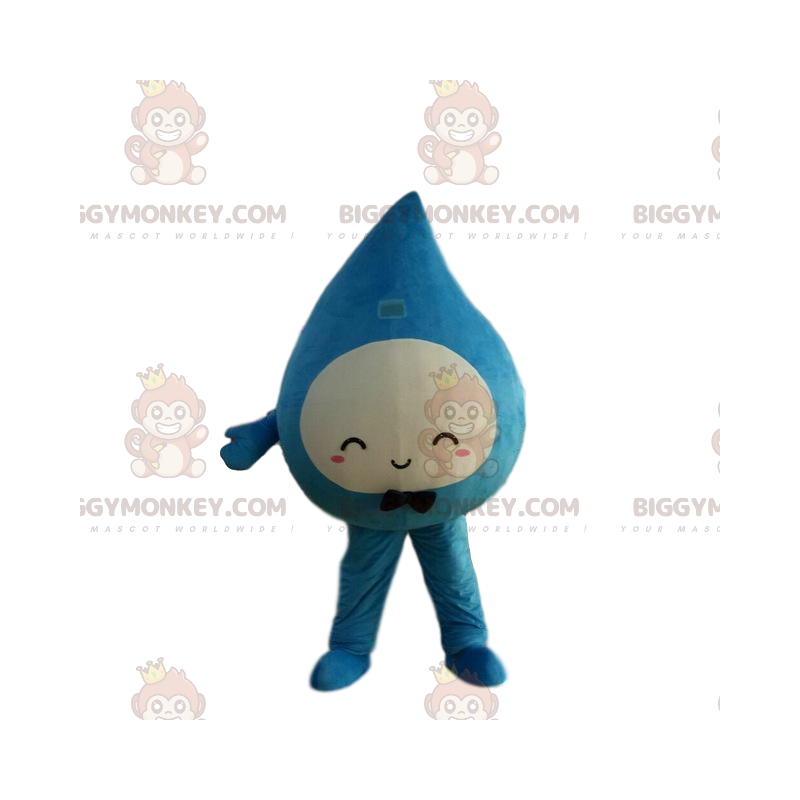 Giant Water Drop BIGGYMONKEY™ Mascot Costume, Blue Drop Costume