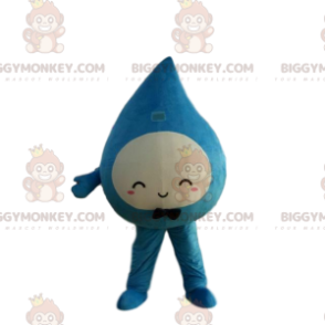 Giant Water Drop BIGGYMONKEY™ Mascot Costume, Blue Drop Costume