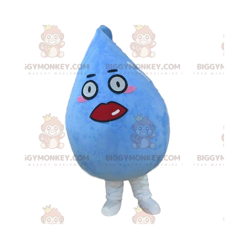 Kostým maskota obří kapky vody BIGGYMONKEY™, kostým kapky vody