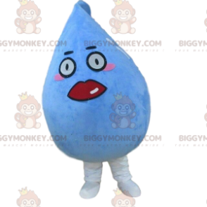 Costume de mascotte BIGGYMONKEY™ de goutte d'eau géante