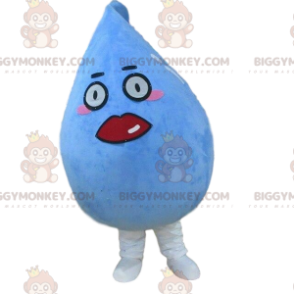 Kostým maskota obří kapky vody BIGGYMONKEY™, kostým kapky vody