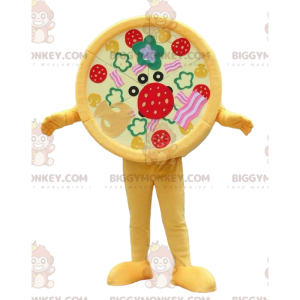 Pizza BIGGYMONKEY™ maskot kostume, pizza kostume, pizza maker