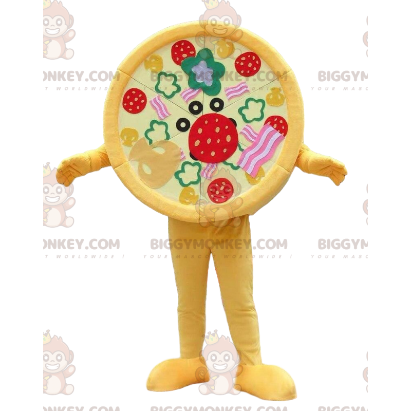 Disfraz de mascota Pizza BIGGYMONKEY™, disfraz de pizza