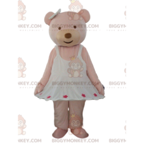 Rosa Teddybär BIGGYMONKEY™ Maskottchen-Kostüm, rosa