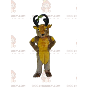 Traje de mascote de veado BIGGYMONKEY™, fantasia de rena