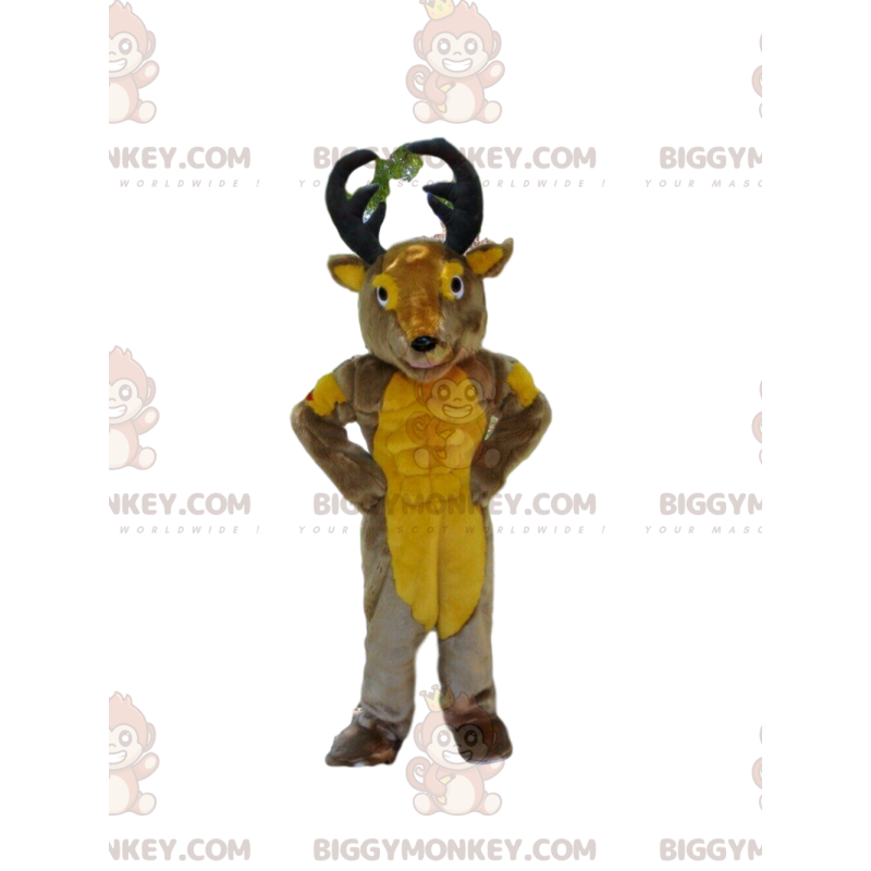 Costume da mascotte cervo BIGGYMONKEY™, costume da renna