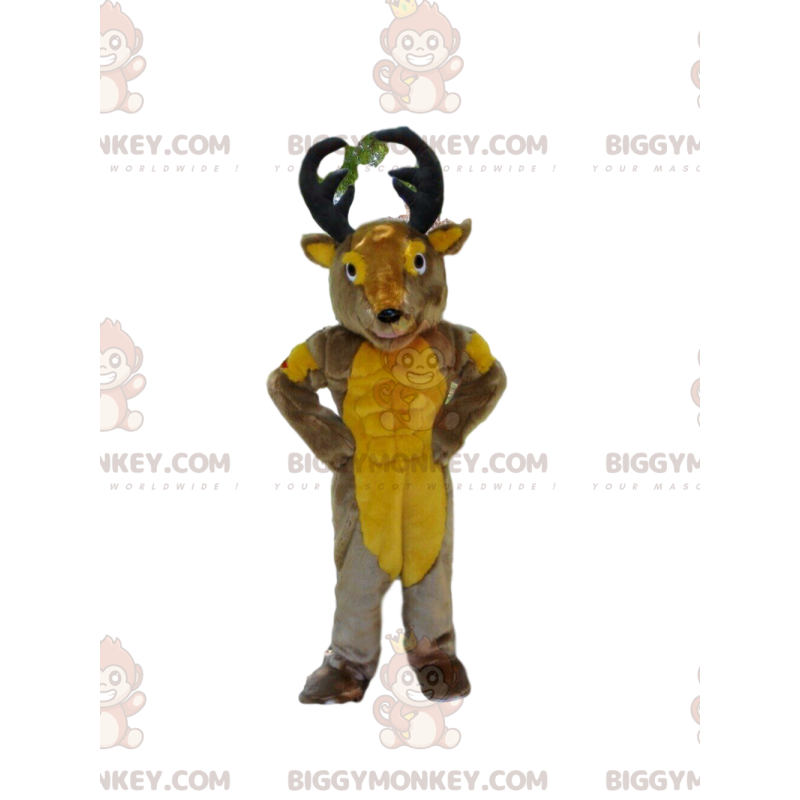 Deer BIGGYMONKEY™ mascot costume, reindeer costume, caribou