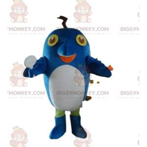 Costume de mascotte BIGGYMONKEY™ de dauphin bleu, costume de