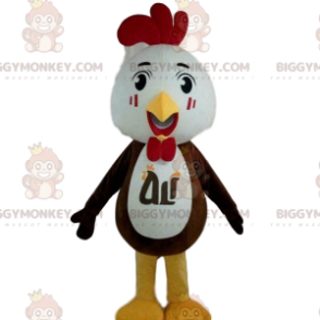 Fransk hane BIGGYMONKEY™ maskotkostume, hønekostume