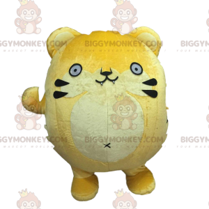 Big Yellow Cat BIGGYMONKEY™ maskotdräkt, allrounddräkt, gult