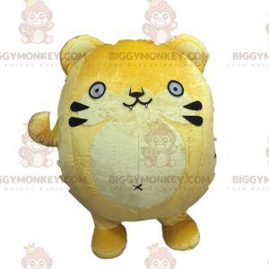 Traje de mascote de gato amarelo grande BIGGYMONKEY™, traje