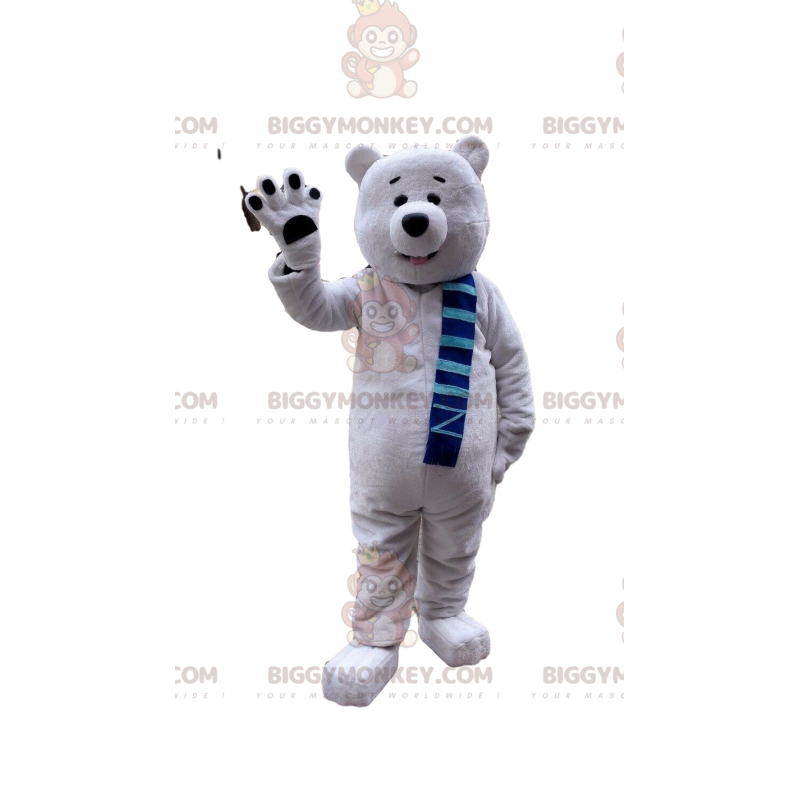 Costume da mascotte da orso polare BIGGYMONKEY™, costume da