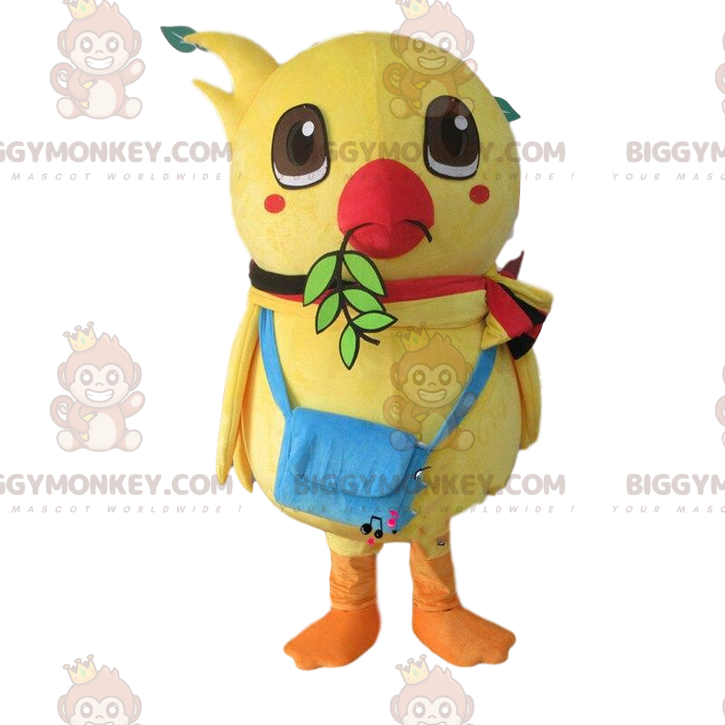 Disfraz de mascota Big Yellow Bird BIGGYMONKEY™, disfraz de