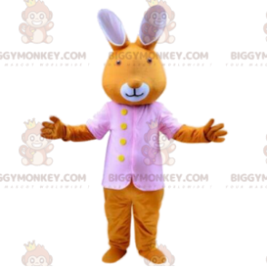 Costume da mascotte coniglietto arancione BIGGYMONKEY™ con