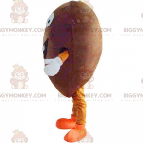 Costume de mascotte BIGGYMONKEY™ de grain de café géant