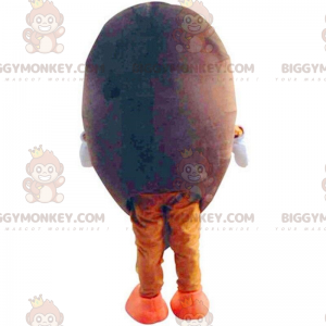 Costume de mascotte BIGGYMONKEY™ de grain de café géant