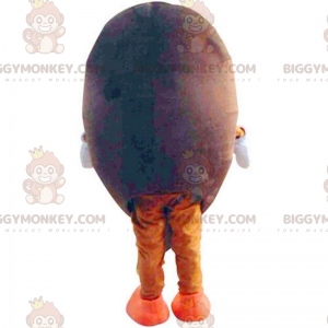 Giant coffee bean BIGGYMONKEY™ mascot costume, cafe costume