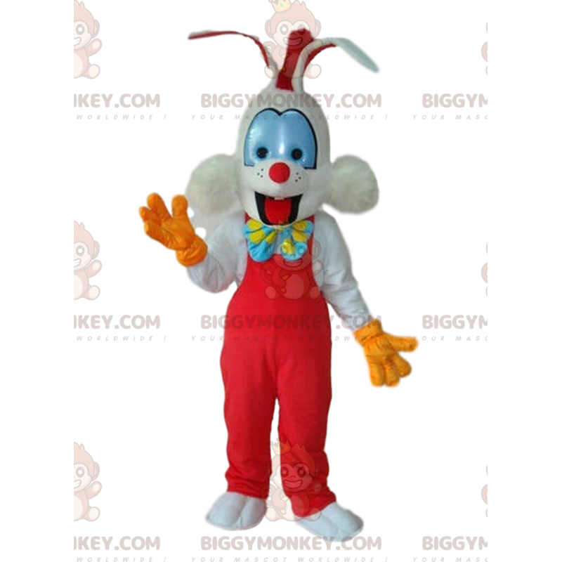 Famoso disfraz de mascota Roger Rabbit BIGGYMONKEY™ de conejo