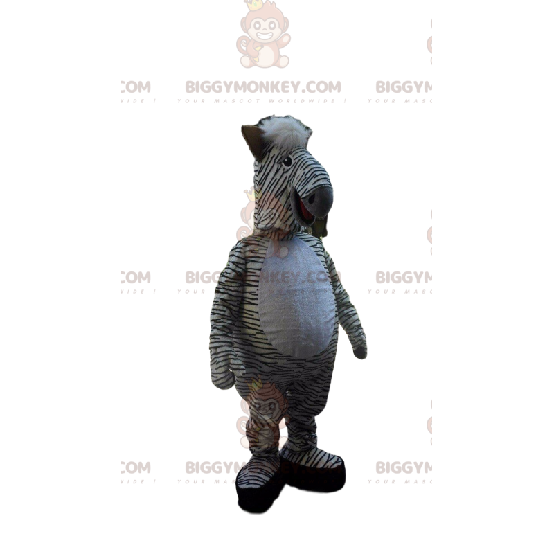 Kostium maskotki zebry BIGGYMONKEY™, kostium konia, zwierzę z