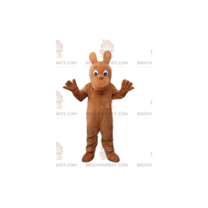 Costume da mascotte BIGGYMONKEY™ personaggio marrone, costume