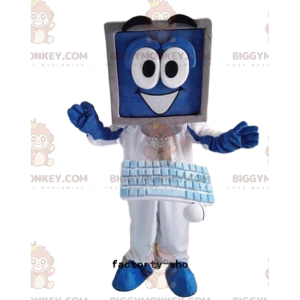 Computer BIGGYMONKEY™ costume da mascotte, costume da computer