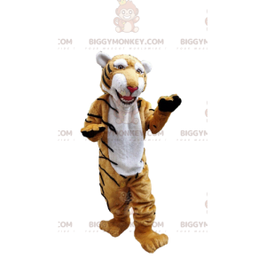 Costume de mascotte BIGGYMONKEY™ de tigre très réaliste