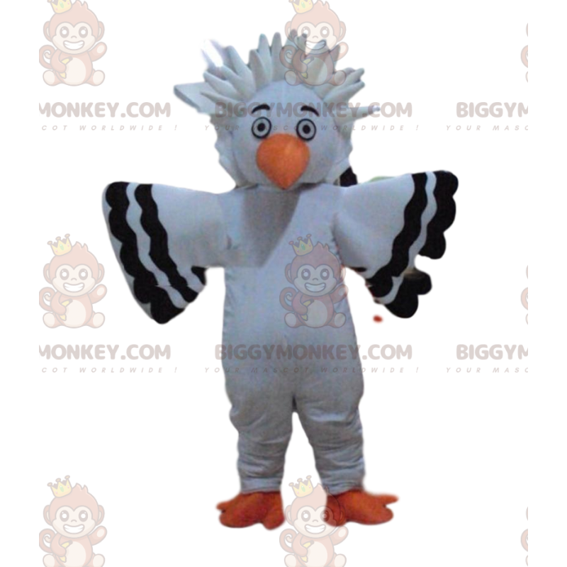 Pelican BIGGYMONKEY™ mascottekostuum, zeemeeuwkostuum, meeuw -