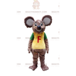 BIGGYMONKEY™ mascottekostuum van grijze koala, kostuum