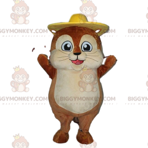 Costume da mascotte talpa BIGGYMONKEY™, costume da criceto